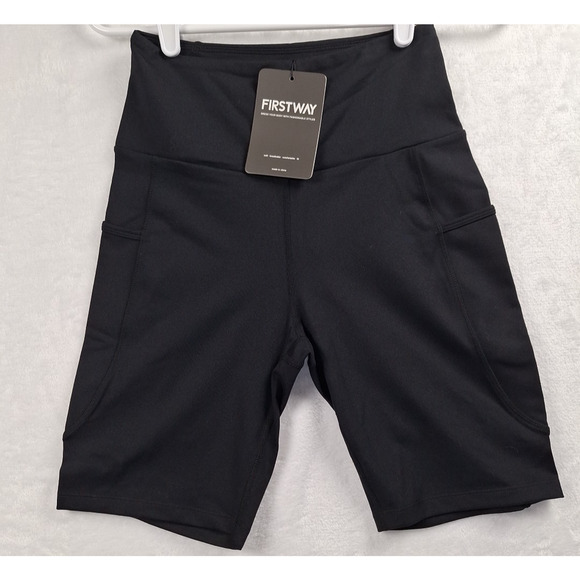 Firstway Womens Workout Training Shorts New - Picture 2 of 5